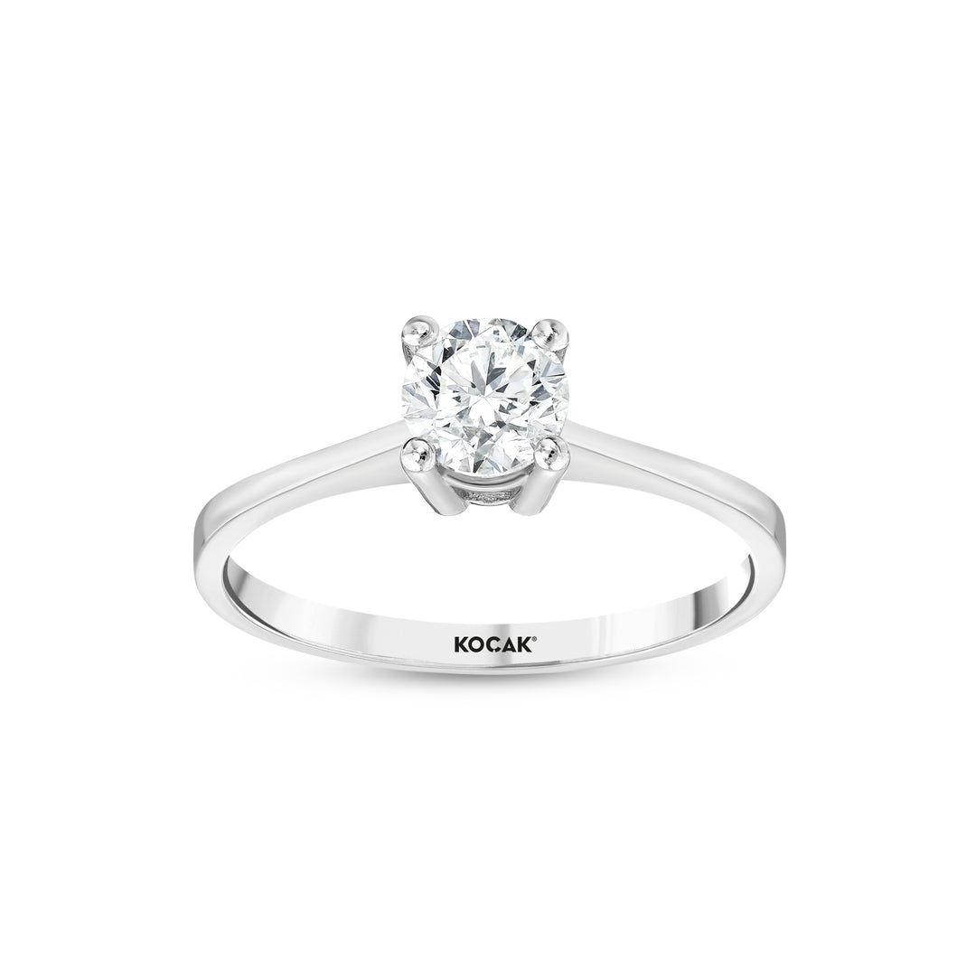 0.60 Karat GH SI Solitaire Diamond Ring