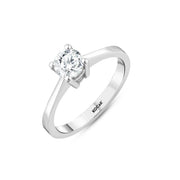 0.60 Karat GH SI Solitaire Diamond Ring