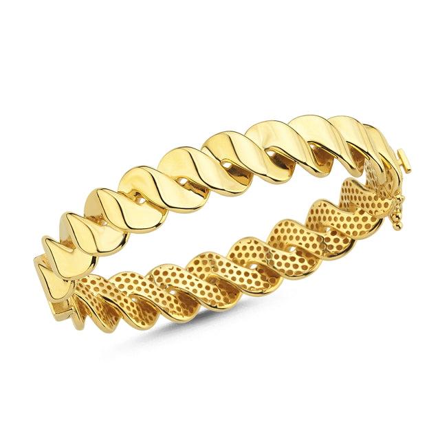 14ct Burma Gold Cuff Bracelet