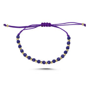 14ct Dorikali Purple Gold Cord Bracelet