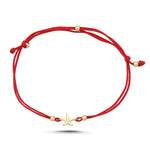 Load image into Gallery viewer, 14ct Starfish Gold Cord Bracelet