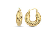 14ct Carlotta Gold Hoop Earrings