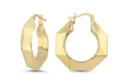 14ct Ottavia Gold Hoop Earrings