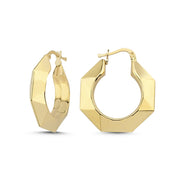 14ct Ottavia Gold Hoop Earrings