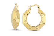 14ct Stella Gold Hoop Earrings