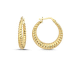 Load image into Gallery viewer, 14ct Mia Gold Hoop Earrings