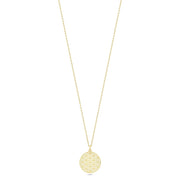14ct Life Flower Design Gold Necklace