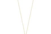 14ct Stone Set Square Design Gold Necklace