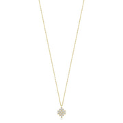 14ct Stone Set Elegant Design Gold Necklace