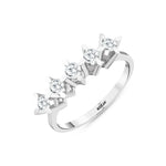 Load image into Gallery viewer, 0.44 Karat GH SI Diamond Five Stone Ring