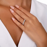 Load image into Gallery viewer, 0.75 Karat GH SI Diamond Five Stone Ring