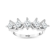 1.30 Karat GH SI Diamond Five Stone Ring
