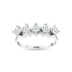 Load image into Gallery viewer, 0.95 Karat GH SI Diamond Five Stone Ring