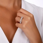 Load image into Gallery viewer, 2.05 Karat GH SI Diamond Five Stone Ring