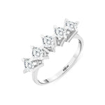 Load image into Gallery viewer, 0.91 Karat GH SI Diamond Five Stone Ring