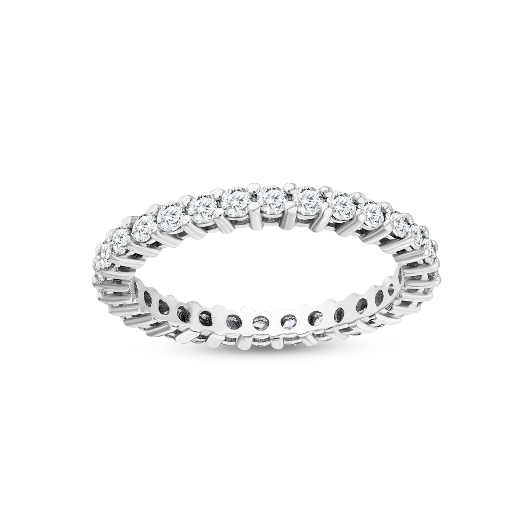 0.80 Karat GH SI Full Eternity Diamond Ring