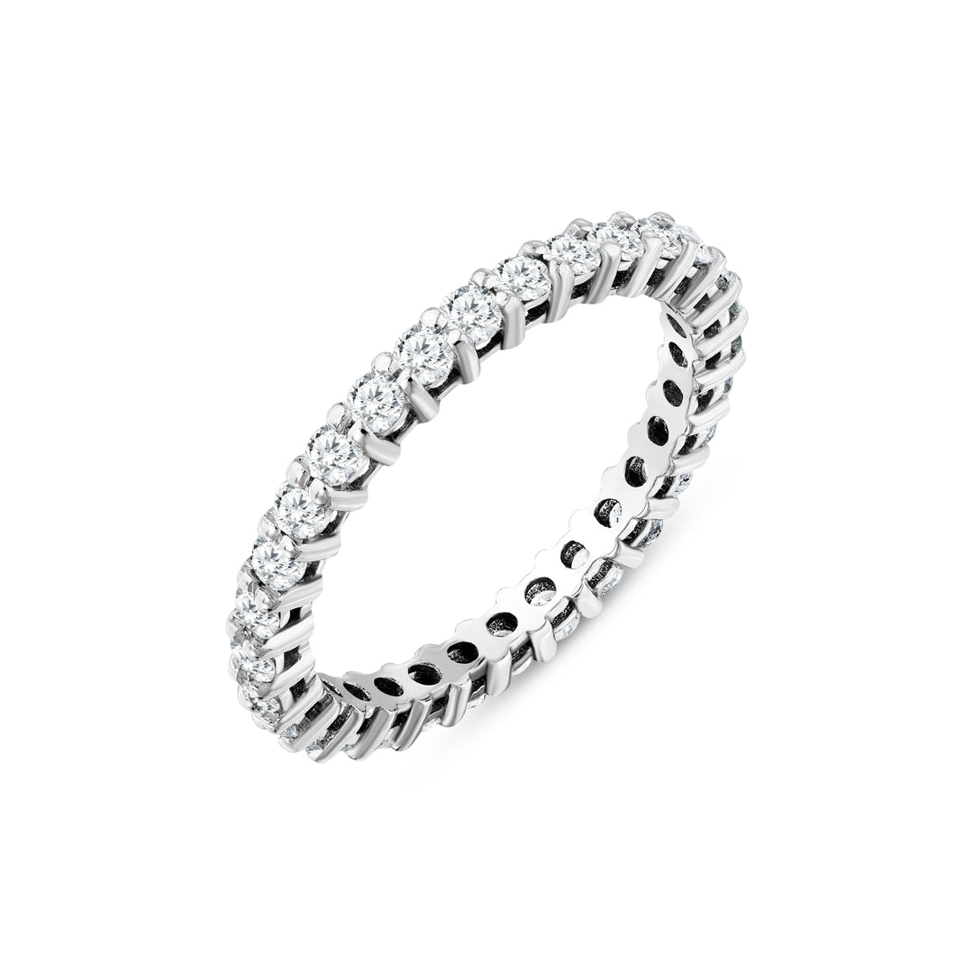 0.94 Karat GH SI Full Eternity Diamond Ring