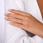 Load image into Gallery viewer, 1.71 Karat GH SI Full Eternity Diamond Ring