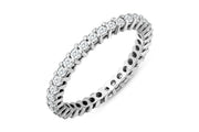 0.68 Karat FG SI Full Eternity Diamond Ring