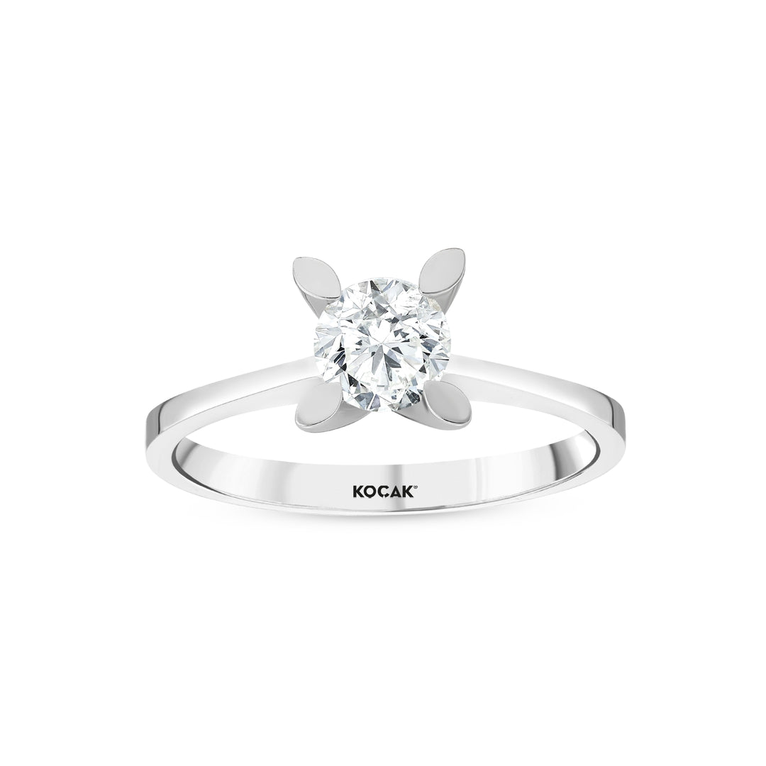 0.60 Karat GH SI Solitaire Diamond Ring