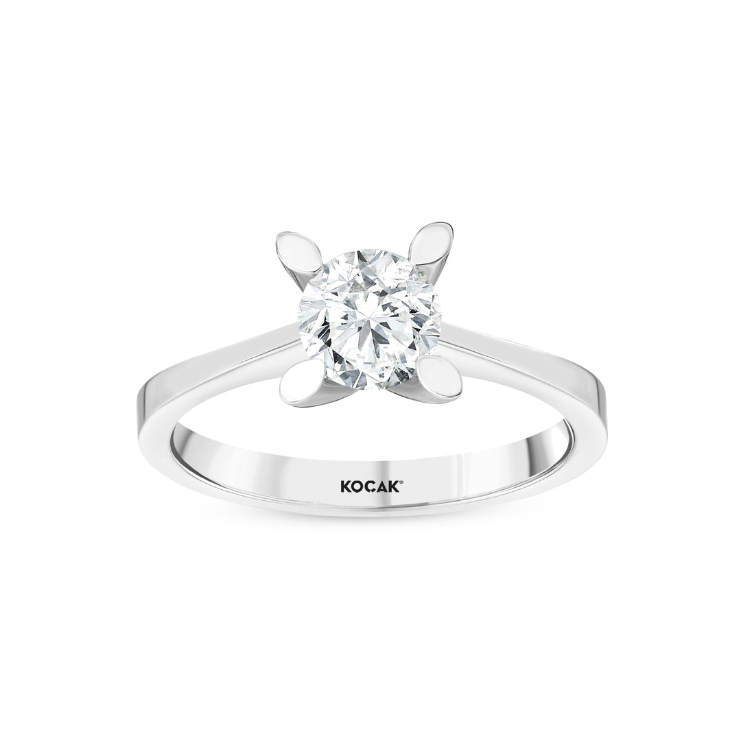 0.70 Karat FG SI Solitaire Diamond Ring