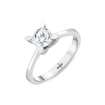 Load image into Gallery viewer, 0.70 Karat FG SI Solitaire Diamond Ring