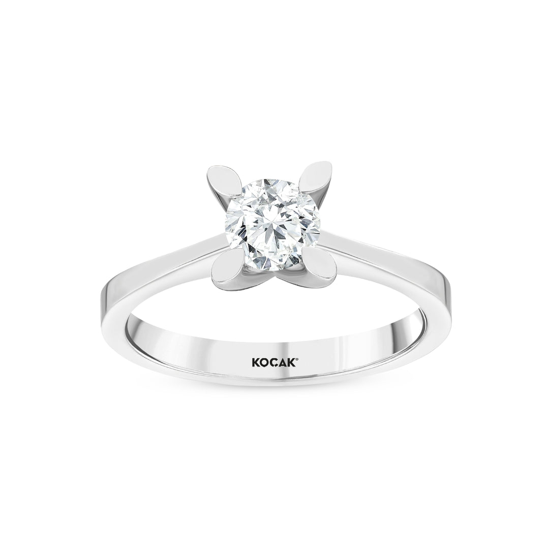 0.60 Karat FG SI Solitaire Diamond Ring