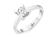 0.60 Karat FG SI Solitaire Diamond Ring