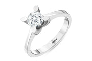 0.72 Karat FG SI Solitaire Diamond Ring