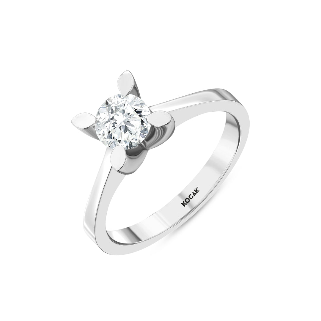 0.72 Karat FG SI Solitaire Diamond Ring