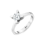 0.72 Karat FG SI Solitaire Diamond Ring