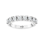 Load image into Gallery viewer, 0.71 Karat GH SI Half Eternity Diamond Ring