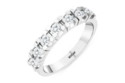 0.65 Karat GH SI Half Eternity Diamond Ring