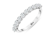 0.75 Karat GH SI Half Eternity Diamond Ring