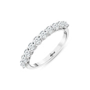 0.75 Karat GH SI Half Eternity Diamond Ring