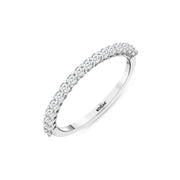 0.39 Karat GH SI Half Eternity Diamond Ring