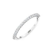 0.19 Karat GH SI Half Eternity Diamond Ring