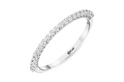 0.20 Karat GH SI Half Eternity Diamond Ring