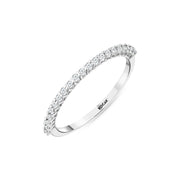 0.20 Karat GH SI Half Eternity Diamond Ring