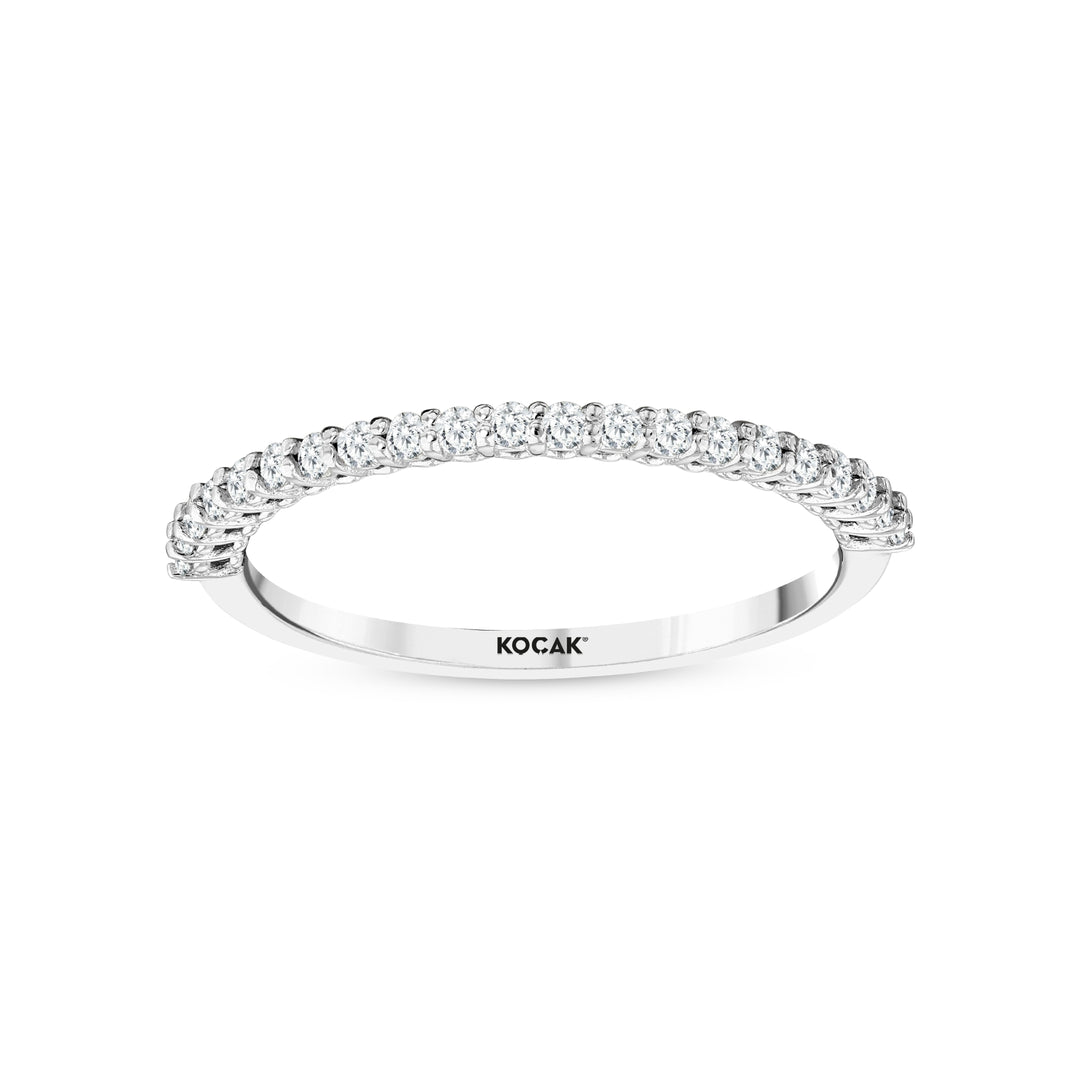 0.20 Karat GH SI Half Eternity Diamond Ring