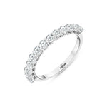 Load image into Gallery viewer, 0.86 Karat GH SI Half Eternity Diamond Ring