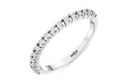 0.16 Karat GH SI Half Eternity Diamond Ring