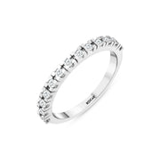 0.31 Karat GH SI Half Eternity Diamond Ring