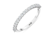 0.40 Karat GH SI Half Eternity Diamond Ring