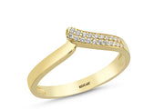 14ct Stone Set Kemer Design Gold Ring