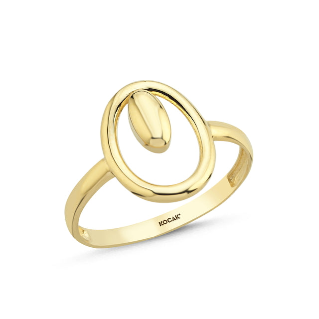 14ct Tassiz Point Design Gold Ring