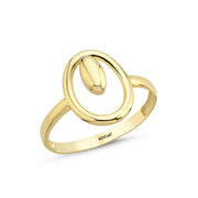 14ct Tassiz Point Design Gold Ring