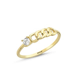 Load image into Gallery viewer, 14ct Stone Set Kemer Solitaire Design Gold Ring
