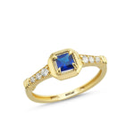 Load image into Gallery viewer, 14ct Lacivert Stone Set Julia Design Gold Ring