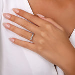 Load image into Gallery viewer, 0.34 Karat GH SI Diamond Five Stone Ring